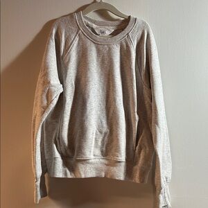 Athleta Light Gray Crewneck Sweater‎